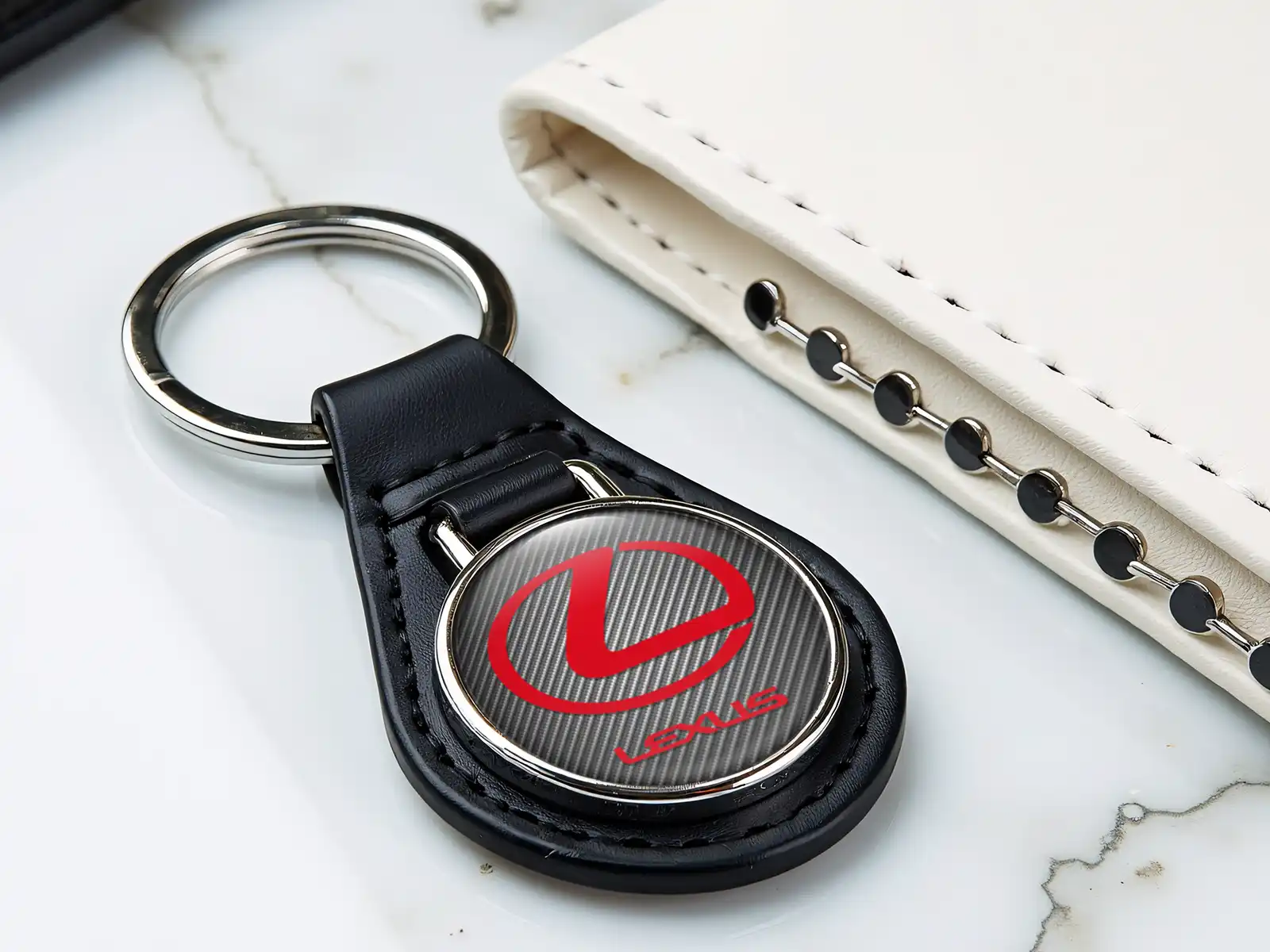 Lexus Hunde Schlüsselanhänger Robust Kunstleder Limit Kante